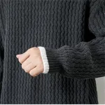 Мужской свитер O-Neck Solid Color Dndrdhfb - фото 5