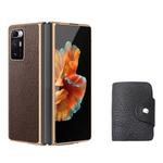 Чехол для телефона Baohuguang Bao Huguang, Brown anodized pebbled pattern with card holder - фото 8