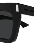 Saint Laurent Eyewear square-frame солнцезащитные очки, черный - фото 3