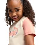 Футболка Puma Sandy Adventures Tee Ps, бежевая, детская - фото 6