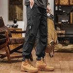 Брюки карго мужские Jeep, черный (весна осень) - фото 8