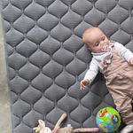 Одеяло для ползания Sanosoft, серый - фото 2