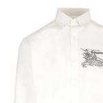 Рубашка мужская белая Burberry, белый - фото 3