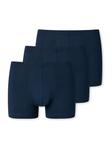 Боксеры Schiesser Retroshorts 3 шт, темно-синий - фото