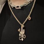 Кулон X Cactus Jack DIOR, золото - фото 5