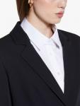Строгий приталенный однобортный блейзер SISLEY, Black - фото 5