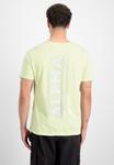 Футболка Alpha Industries BACK, Arctic Lime/Yellow - фото