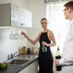 Relaxdays держатель для бокала вставка в шкаф, белый - фото 3