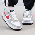 ВВС 1 Low White University Red GS Nike - фото 4