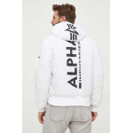 Куртка-бомбер с принтом на спине Alpha Industries MA-1 ZH, белый - фото 4