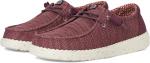 Лоферы Hey Dude Wendy Stretch Sox, бордовый - фото
