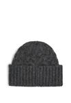 Шапка KARL LAGERFELD K/ESSENTIAL CABLE BEANIE, Dark Grey Melange/Grey - фото 3