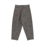 Брюки Gucci Kids Patterned Wool Blend Trousers, Grey - фото 2