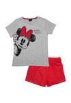 Пижама DISNEY MINNIE MOUSE SET KURZARM, темно-красный - фото