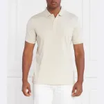 Рубашка-Поло узкого кроя Calvin Klein, бежевый - фото