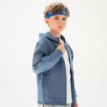 Детский свитшот Mizuno, синий - фото 7