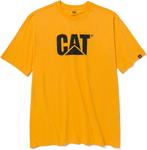 Футболка CAT с логотипом, Yellow/Black - фото