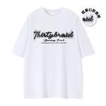 Футболка унисекс 30BRAID, бело-розовая - фото