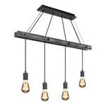 Подвесной светильник Globo Lighting черный, 90/9/120 см - фото