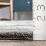 Ковер Loni Solid Shag Area Rug nuLOOM, 122 см, темно-синий - фото 38