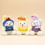 Whoops Плюшевый кулон Cream Puff Beige Bear высотой 14 см - фото 3