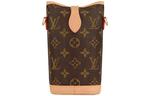 LOUIS VUITTON Складной мешочек с монограммой коричневый - фото 4