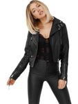 Trueprodigy Черная байкерская куртка Freya - фото 2