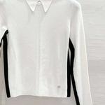 Свитер женский Chanel, белый / черный - фото 2