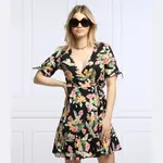 Платье с добавлением льна Banana Moon, черный - фото 2