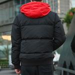 Куртка court down bomber jacket 'black red' Converse, черный - фото 4