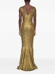 Макси-платье Grace Norma Kamali, золотистый - фото 4