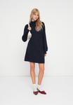 Платье Vero Moda VMNANCY FUNNEL NECK DRESS, Navy Blazer/Dark Blue - фото 2