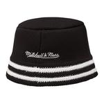 Mitchell Ness Хлопковая шляпа-ведро унисекс черная, Black - фото 2