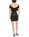 Бардо Мини Платье с бантом Bardot, черный - фото 2