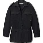 Skort Detailed Pre Styled Shirt Romper Alexander Wang, черный - фото