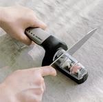 Global 2-Stage Handheld Knife Sharpener, Stainless Steel - фото 2