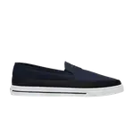 Нейлоновые слипоны Prada, синий - фото