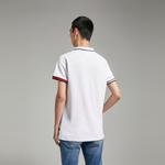 Футболка поло унисекс Tommy Hilfiger, цвет Cloud Bath White YBR - фото 5