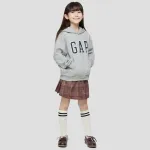 Детский свитшот GAP, светло-серый - фото 6