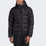Пуховик adidas originals Reversible Down Jacket Men Black, черный - фото 3