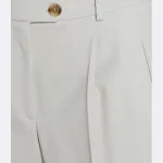 Шерстяные брюки прямого кроя Taleco1 Boss, серый - фото 3