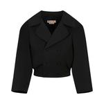 Куртка Marni Organic Compact Poplin Jacket 'Black', черный - фото