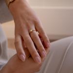 Кольцо Flora Gold White Burker - фото 2