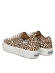 Кроссовки Platform Leopard Print Superga, коричневый - фото 3