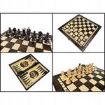 Набор Из 3-Х Игр: Шахматы + Шашки + Фон 35 См Caissa - фото