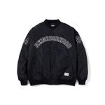 Бомбер в стиле varsity NEIGHBORHOOD, синий - фото 3