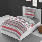 Постельное белье Beer Tree красное 1x 135x200 см + 1x 80x80 см Bierbaum - фото 7