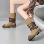 Женские Ботинки Эблан Хаки - фото 5