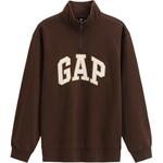 Унисекс свитшот GAP, коричневый - фото