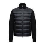 Moncler Стеганый длинный кардиган, Black - фото